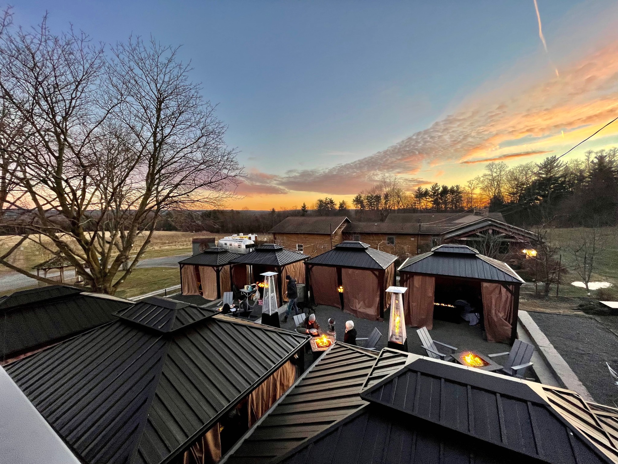 Winery Cabanas at Old York Cellars