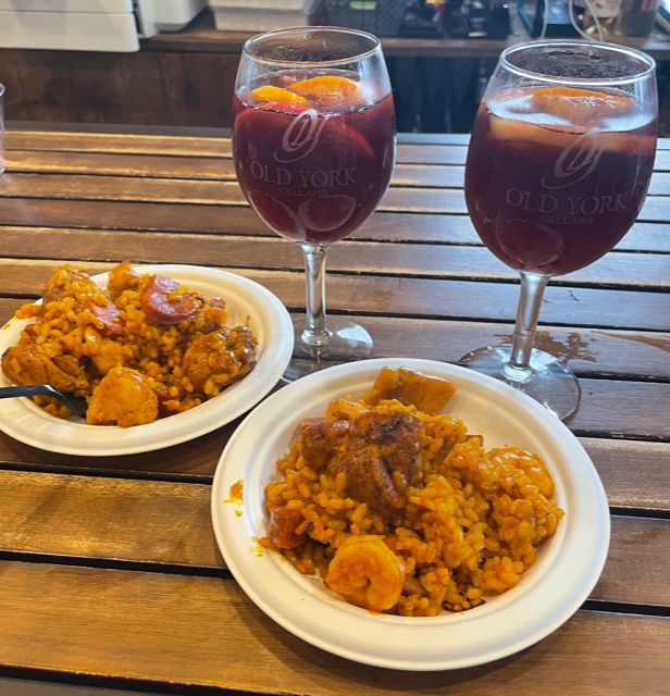 Paella on the Patio