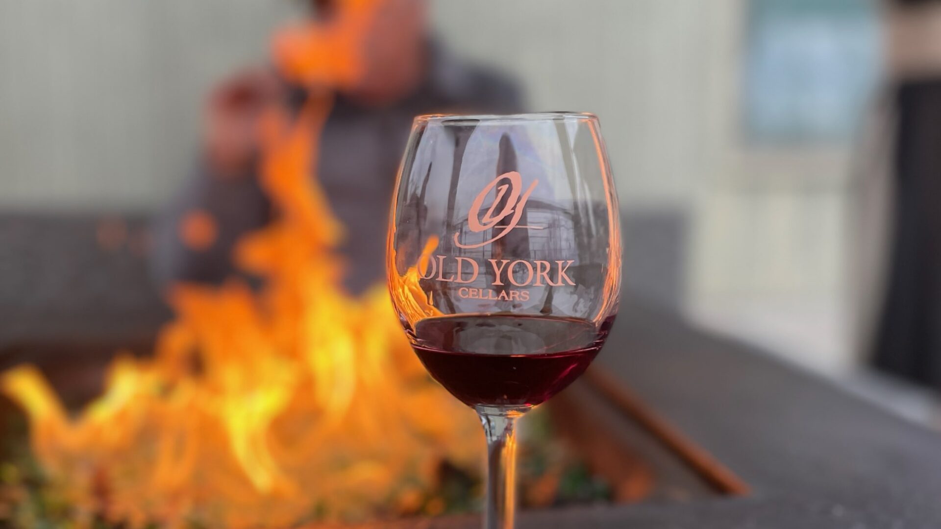 Fireside wine tasting at Old York Cellars