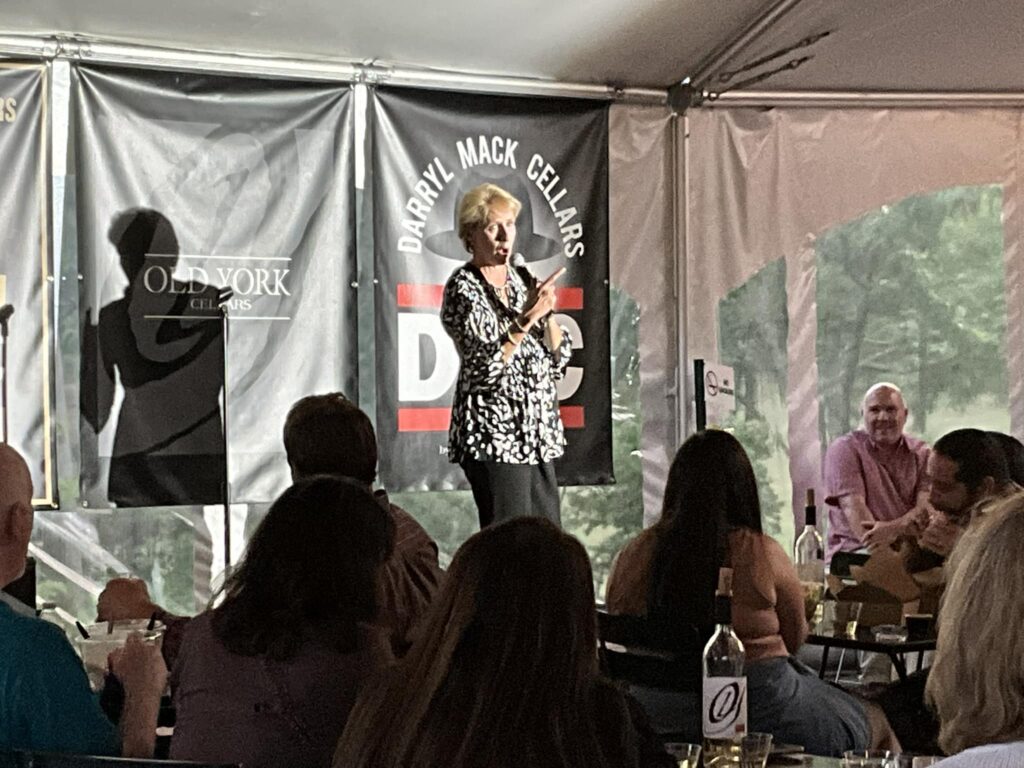 Wine & Comedy at Old York Cellars with Host Helene Angley