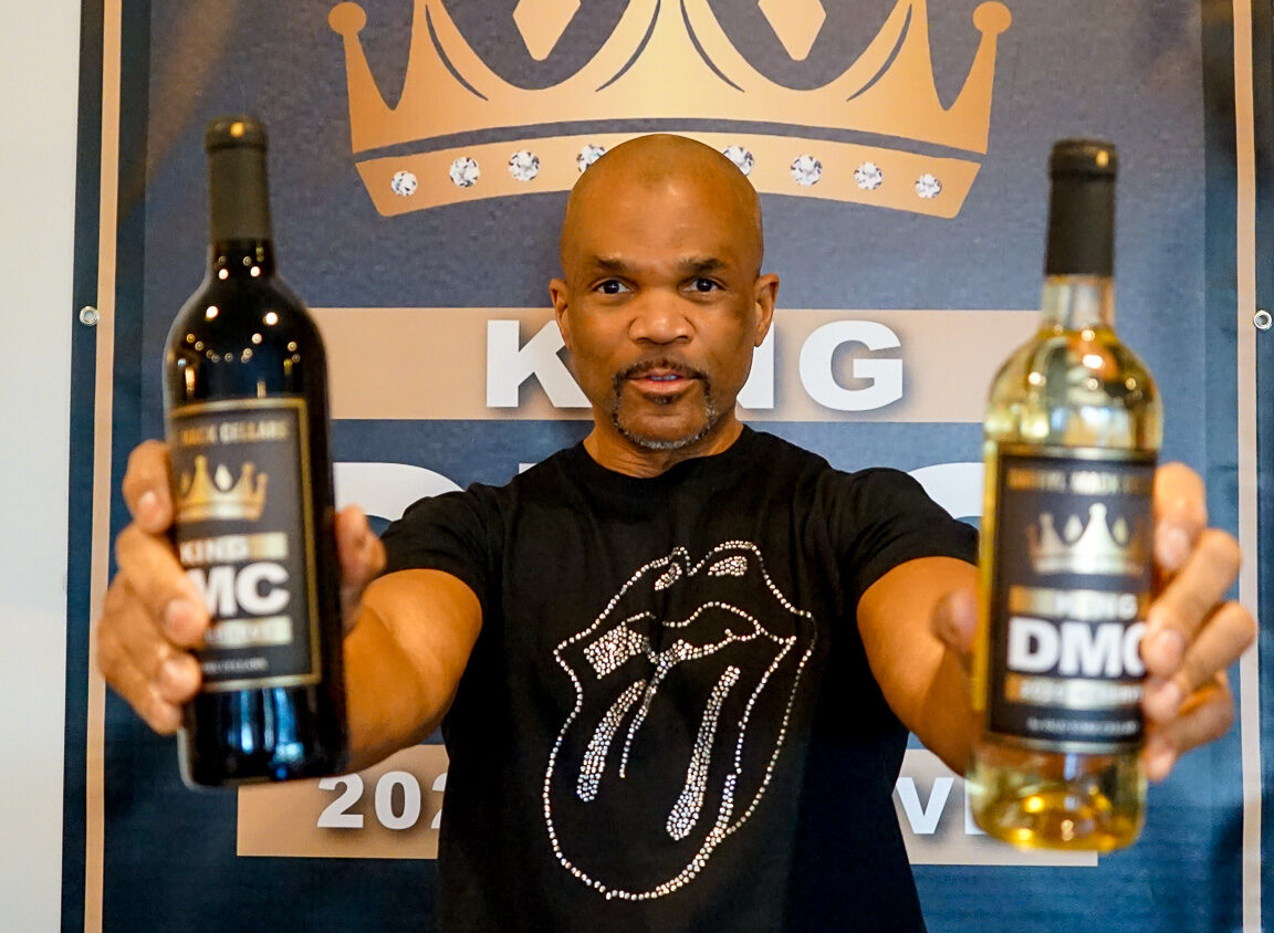Darryl DMC McDaniels with Reserve Wines at Old York Cellars Winery