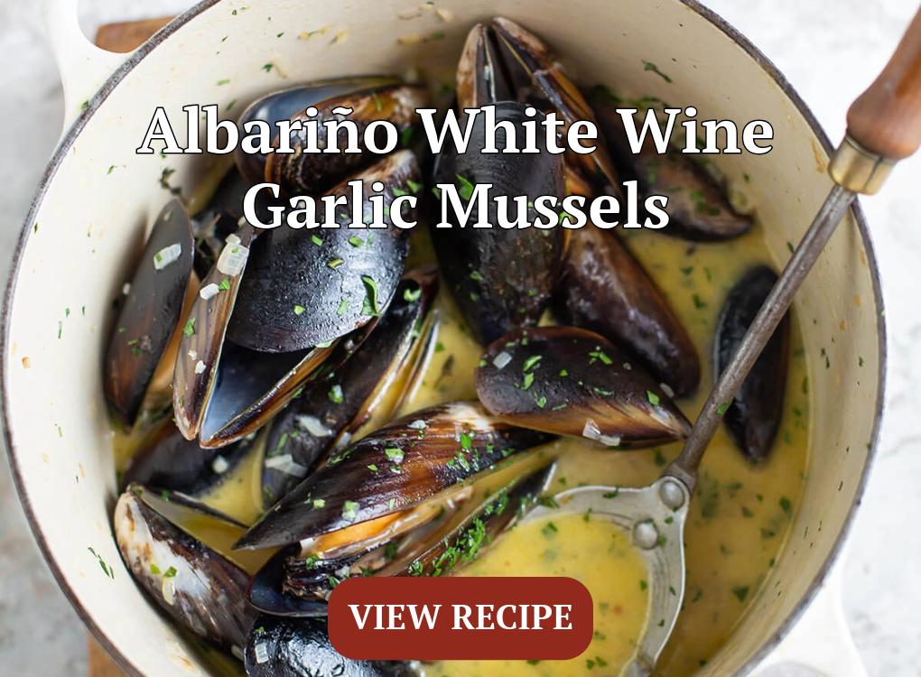 Albariño White Wine Garlic Mussels