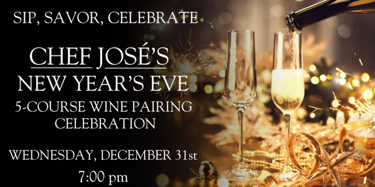 New Year's Eve Wine Dinner at Old York Cellars New Year's Eve Wine Dinner at Old York Cellars