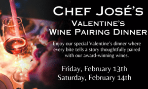 Valentine's Wine Pairing Dinner at Old York Cellars