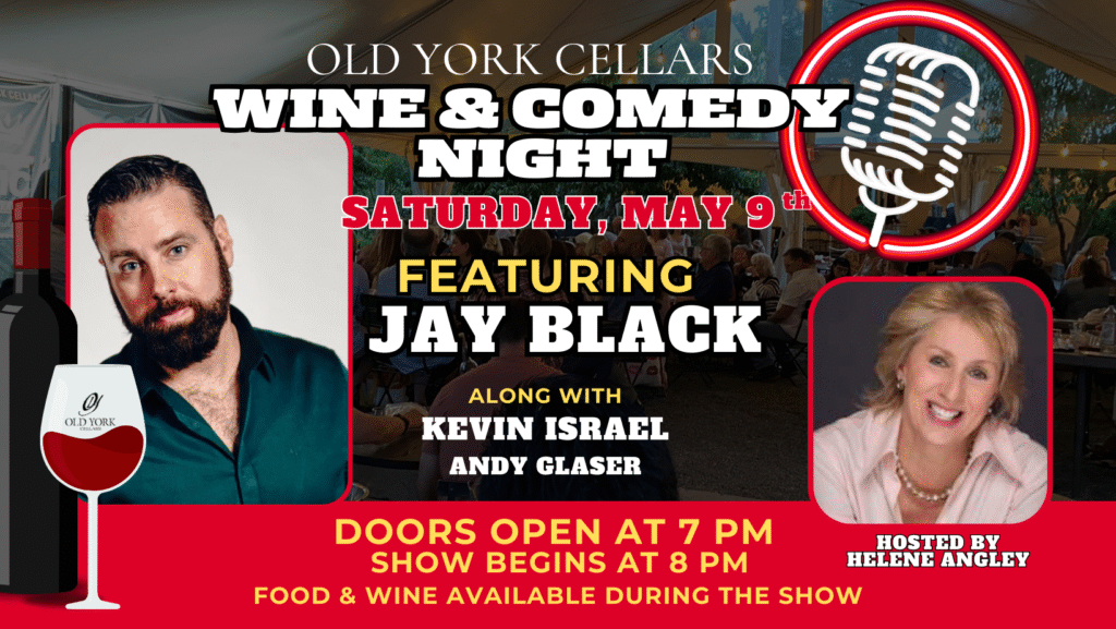 Comedy Show at Old York Cellars on Mother's Day Weekend