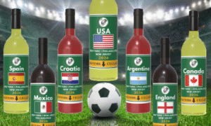 Old York Cellars Limited Edition World Cup Labeled Wines